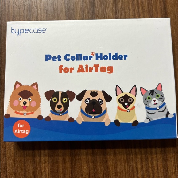 NIB Pet Collar Holder Apple AirTag 2-pack Pink Purple Add To Your Pet’s Collar - Picture 2 of 3